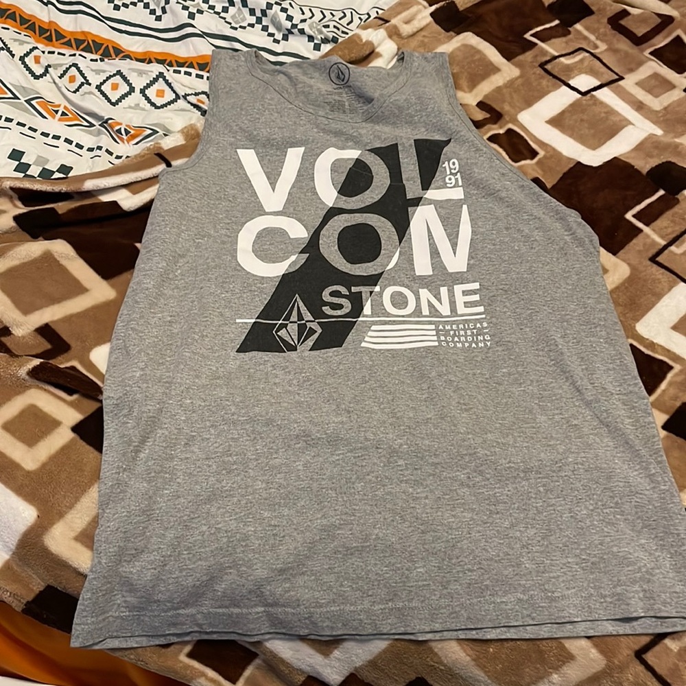 Volcom grey tank top. Brand new, never worn